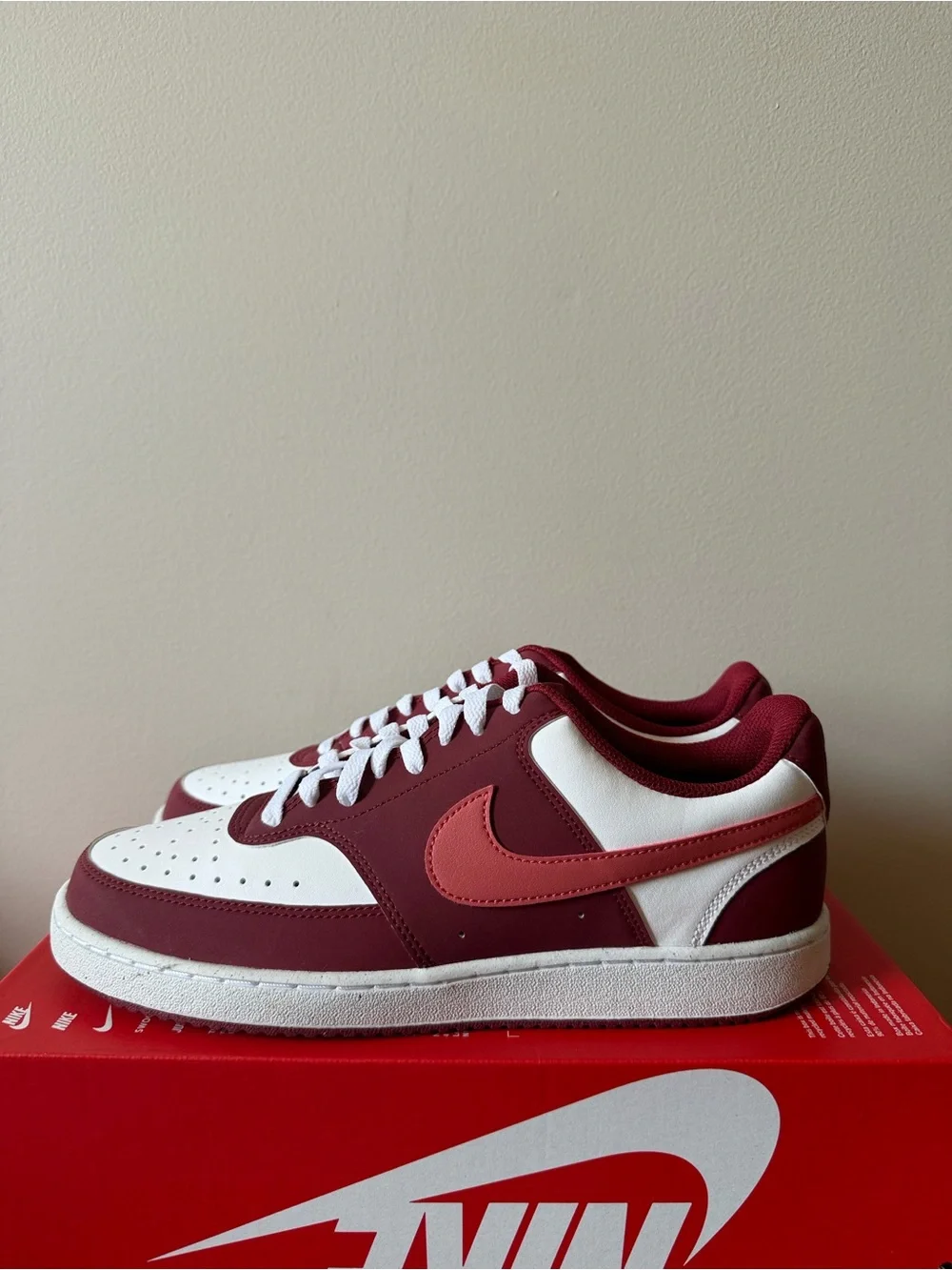 Nike Court Vision Low Team Red IM1652-601 Women’s Size 10